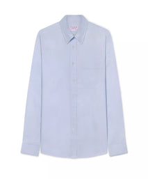 Pale Blue Tailored Fit Smart Casual Button Down Weekend Oxford Shirt