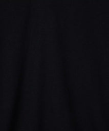 Black Merino Wool V-Neck Sweater