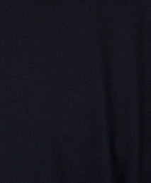 Navy Blue Merino Wool Crew Neck Sweater