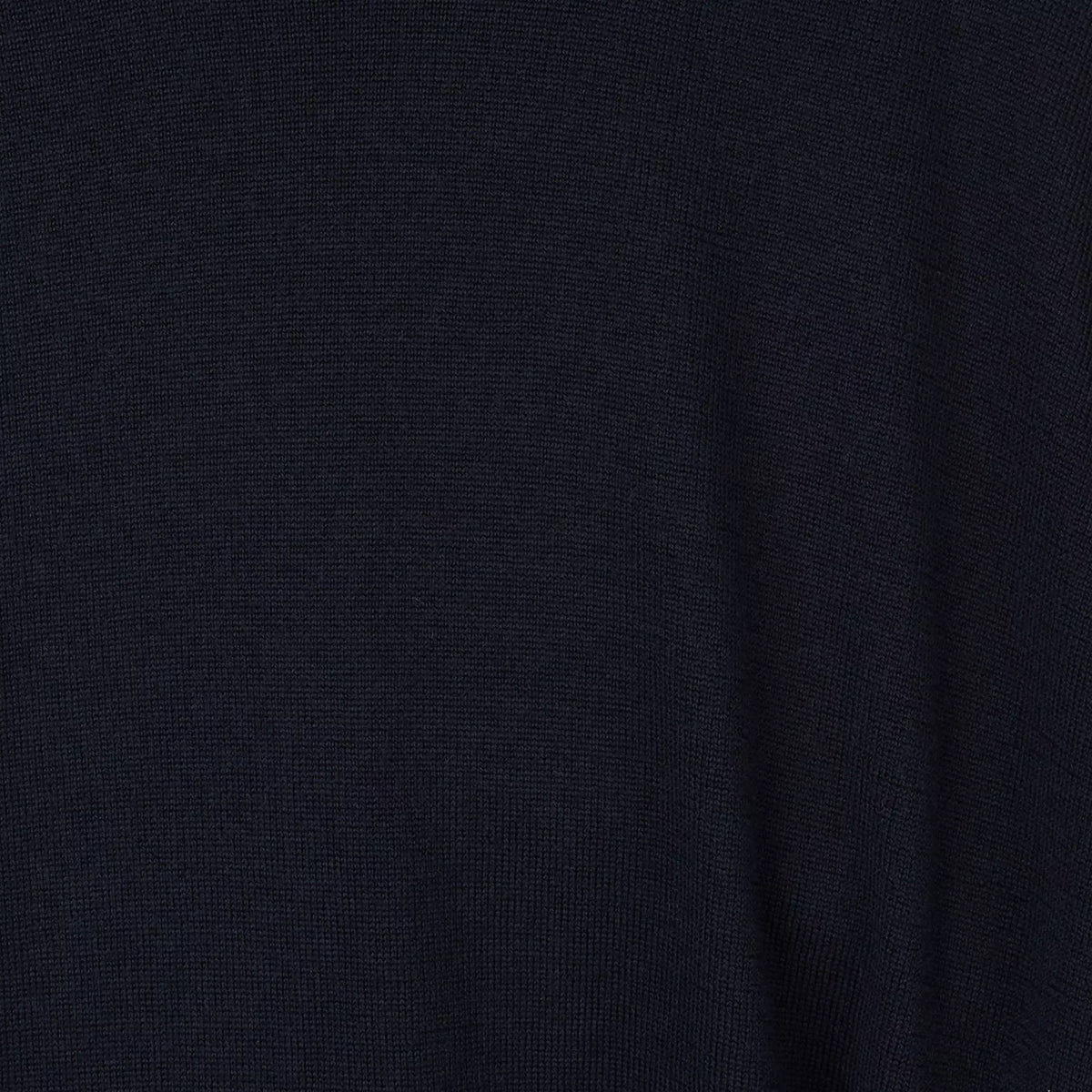 Navy Blue Merino Wool Crew Neck Sweater
