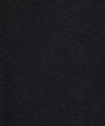 Grey Merino Wool Zip Neck Sweater