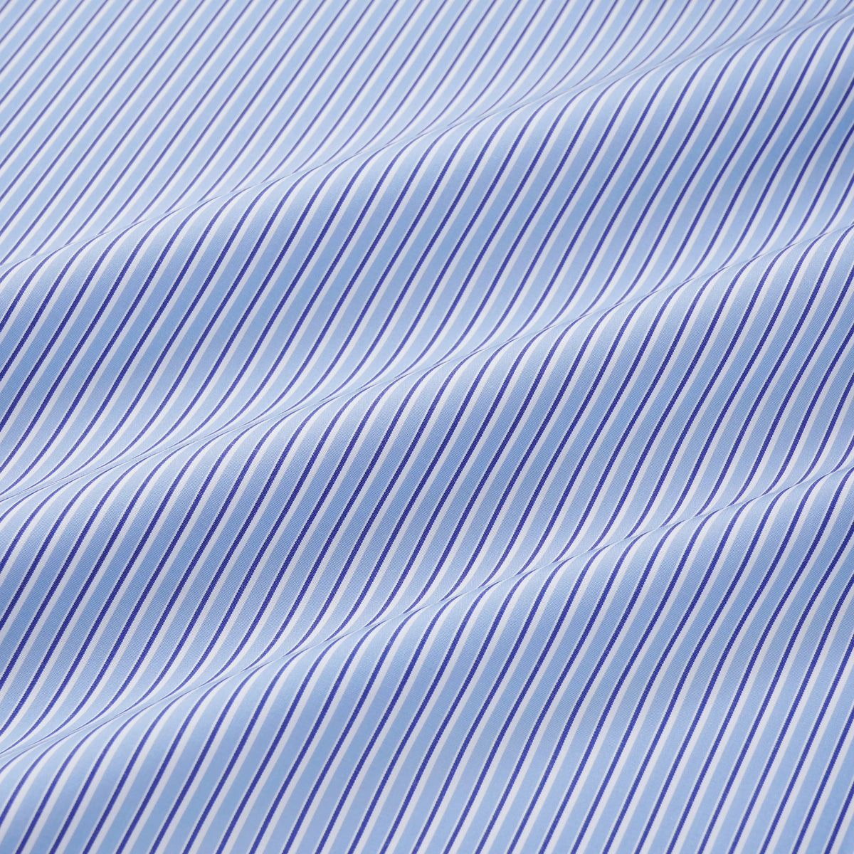 Blue & Navy Tailored Fit Journey Regent Stripe Formal Shirt