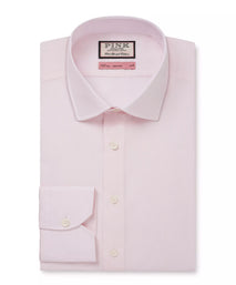 Pale Pink Slim Fit Dry 'Pop' Solid Formal Shirt